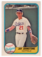 Jay Johnstone - Los Angeles Dodgers (MLB Baseball Card) 1981 Fleer # 128 NM/MT