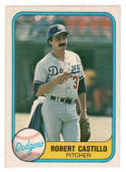 Robert Castillo - Los Angeles Dodgers (MLB Baseball Card) 1981 Fleer # 137 NM/MT