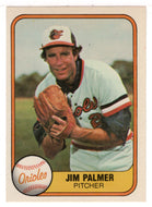 Jim Palmer - Baltimore Orioles (MLB Baseball Card) 1981 Fleer # 169 NM/MT