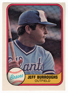 Jeff Burroughs - Atlanta Braves (MLB Baseball Card) 1981 Fleer # 245 NM/MT