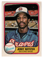 Jerry Royster - Atlanta Braves (MLB Baseball Card) 1981 Fleer # 250 NM/MT