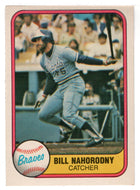 Bill Nahorodny - Atlanta Braves (MLB Baseball Card) 1981 Fleer # 254 NM/MT