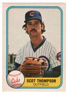 Scot Thompson - Chicago Cubs (MLB Baseball Card) 1981 Fleer # 296 NM/MT