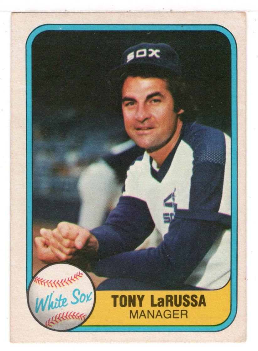 Tony LaRussa - Chicago White Sox (MLB Baseball Card) 1981 Fleer # 344 NM/MT