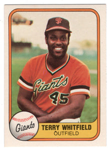 Terry Whitfield - San Francisco Giants (MLB Baseball Card) 1981 Fleer # 437 NM/MT