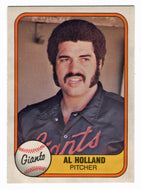 Al Holland RC - San Francisco Giants (MLB Baseball Card) 1981 Fleer # 445 NM/MT