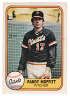 Randy Moffitt - San Francisco Giants (MLB Baseball Card) 1981 Fleer # 446 NM/MT