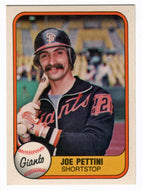 Joe Pettini RC - San Francisco Giants (MLB Baseball Card) 1981 Fleer # 453 NM/MT