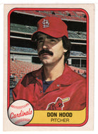 Don Hood - St. Louis Cardinals (MLB Baseball Card) 1981 Fleer # 547 NM/MT