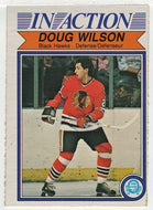 Doug Wilson - Chicago Blackhawks - In Action (NHL Hockey Card) 1982-83 O-Pee-Chee # 78 NM-MT