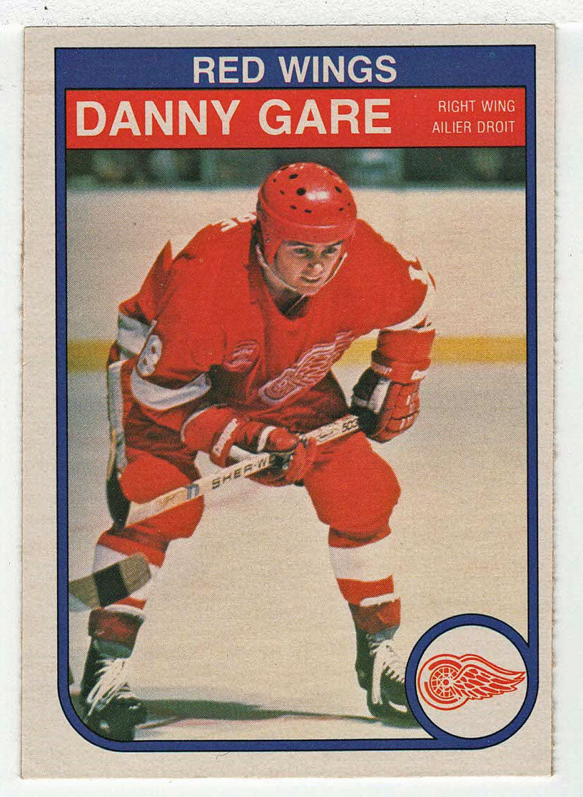 Danny Gare - Detroit Red Wings (NHL Hockey Card) 1982-83 O-Pee-Chee # 83 NM-MT