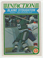 Blaine Stoughton - Hartford Whalers - In Action (NHL Hockey Card) 1982-83 O-Pee-Chee # 131 NM-MT