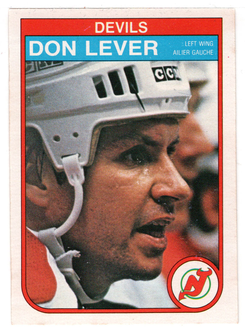 Don Lever - New Jersey Devils (NHL Hockey Card) 1982-83 O-Pee-Chee # 141 NM-MT