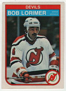 Bob Lorimer - New Jersey Devils (NHL Hockey Card) 1982-83 O-Pee-Chee # 142 NM-MT