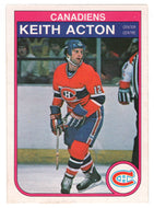 Keith Acton - Montreal Canadiens (NHL Hockey Card) 1982-83 O-Pee-Chee # 179 NM-MT