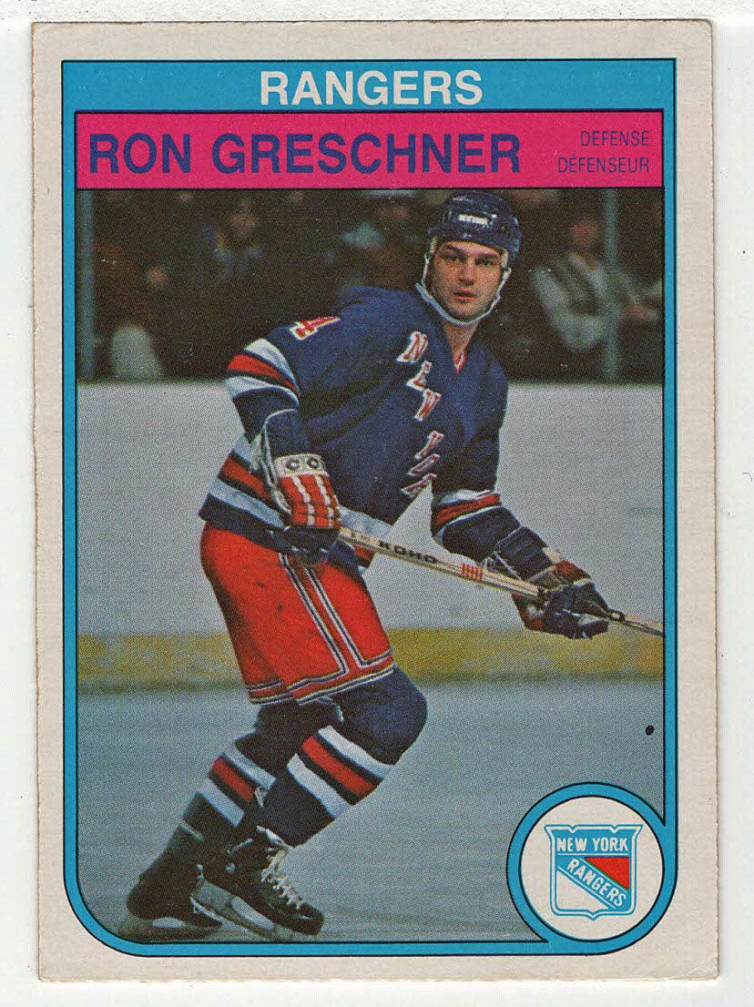 Ron Greschner - New York Rangers (NHL Hockey Card) 1982-83 O-Pee-Chee # 224 NM-MT