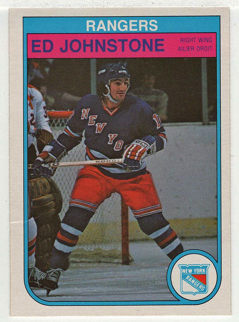 Ed Johnstone - New York Rangers (NHL Hockey Card) 1982-83 O-Pee-Chee # 226 NM-MT