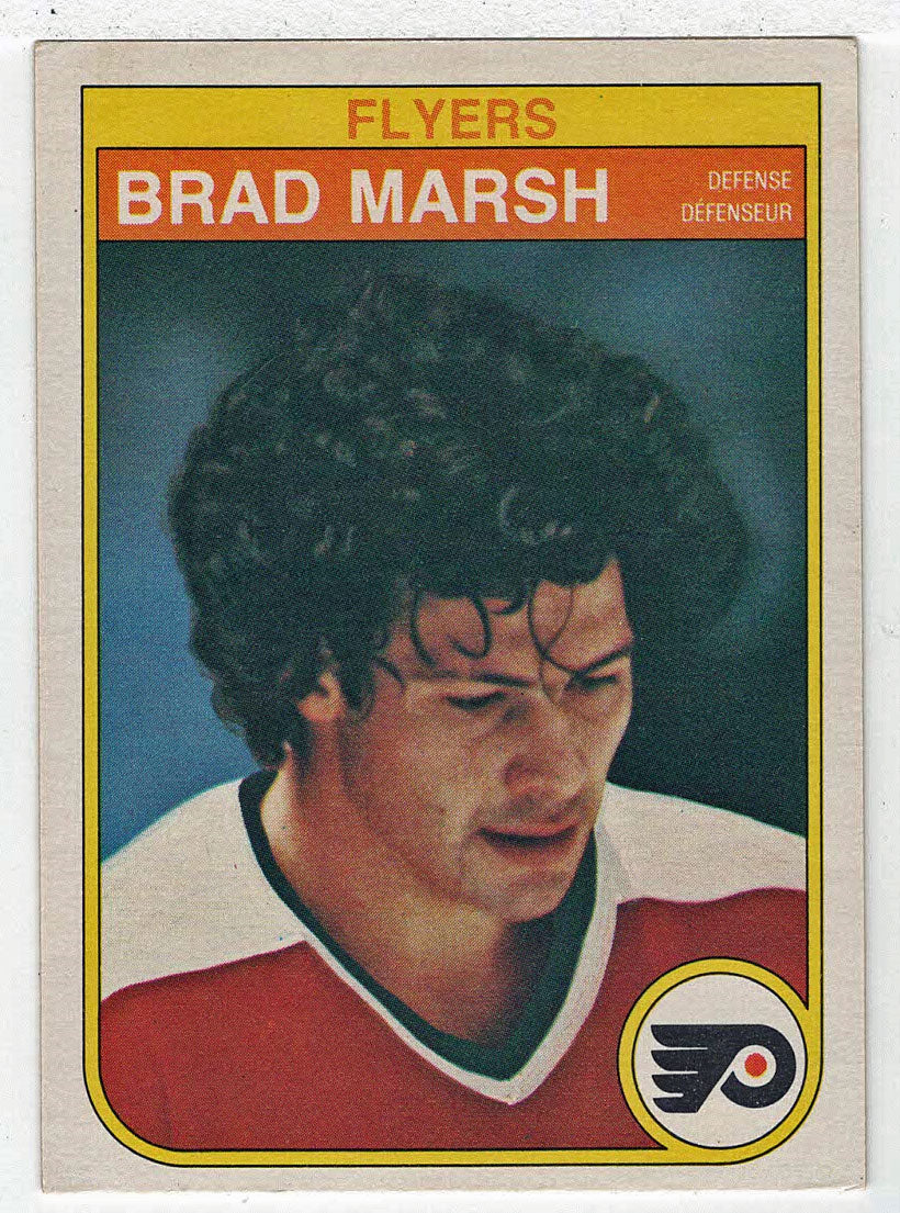 Brad Marsh - Philadelphia Flyers (NHL Hockey Card) 1982-83 O-Pee-Chee # 254 NM-MT