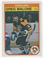 Greg Malone - Pittsburgh Penguins (NHL Hockey Card) 1982-83 O-Pee-Chee # 272 NM-MT