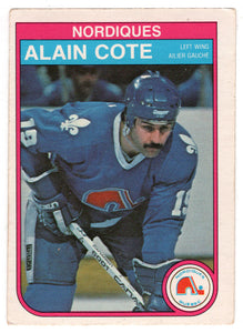 Alain Cote - Quebec Nordiques (NHL Hockey Card) 1982-83 O-Pee-Chee # 281 NM-MT