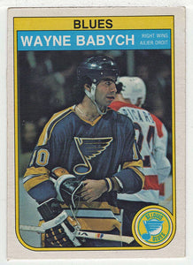 Wayne Babych - St. Louis Blues (NHL Hockey Card) 1982-83 O-Pee-Chee # 299 NM-MT