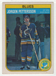 Jorgen Pettersson - St. Louis Blues (NHL Hockey Card) 1982-83 O-Pee-Chee # 309 NM-MT