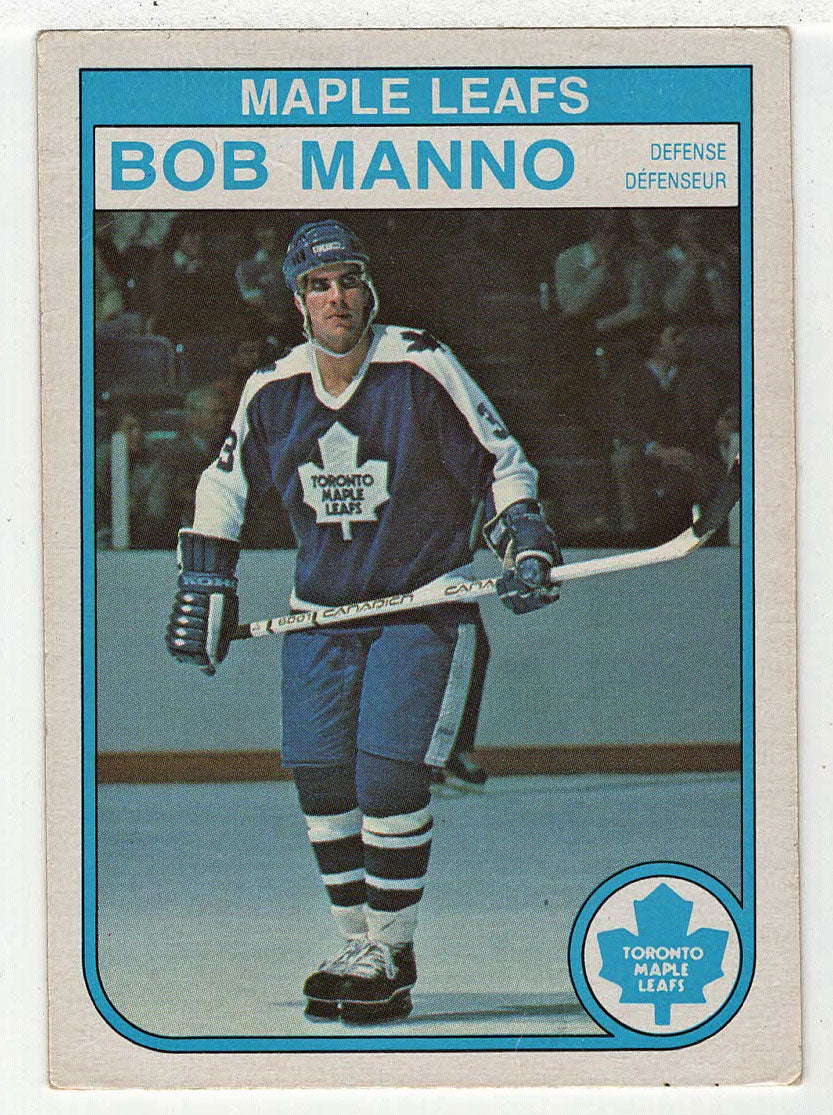 Bob Manno - Toronto Maple Leafs (NHL Hockey Card) 1982-83 O-Pee-Chee # 325 NM-MT