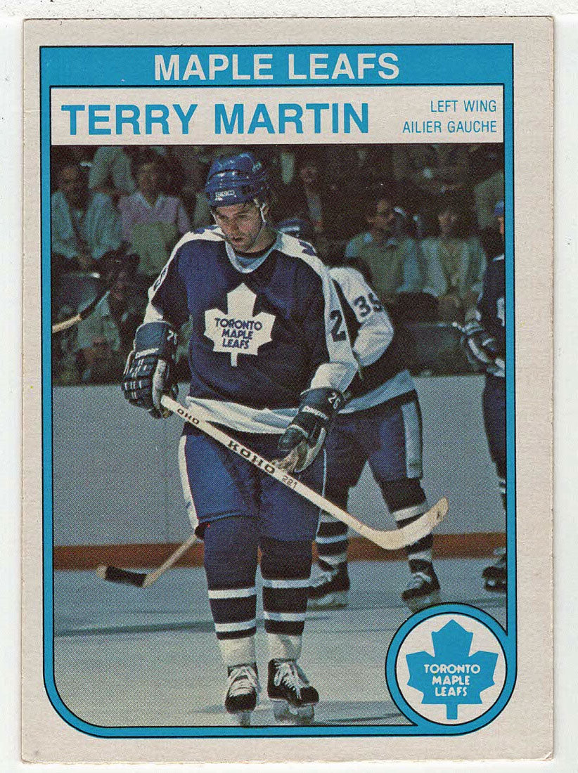 Terry Martin - Toronto Maple Leafs (NHL Hockey Card) 1982-83 O-Pee-Chee # 329 NM-MT