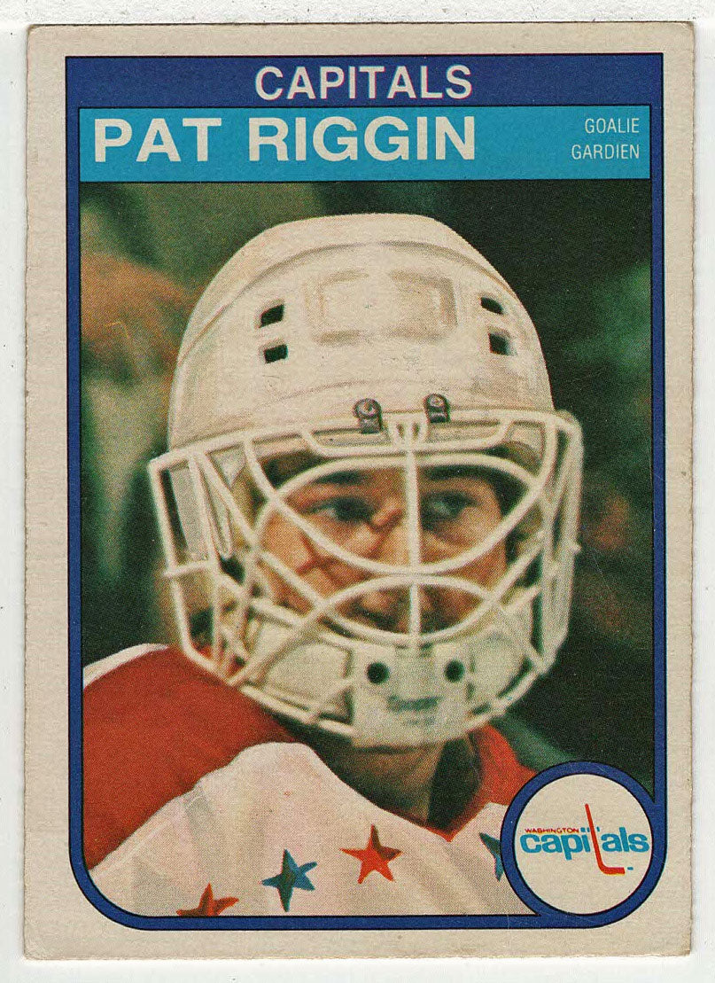 Pat Riggin - Washington Capitals (NHL Hockey Card) 1982-83 O-Pee-Chee # 372 NM-MT