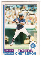 Chet Lemon - Detroit Tigers (MLB Baseball Card) 1982 O-Pee-Chee # 13 NM/MT