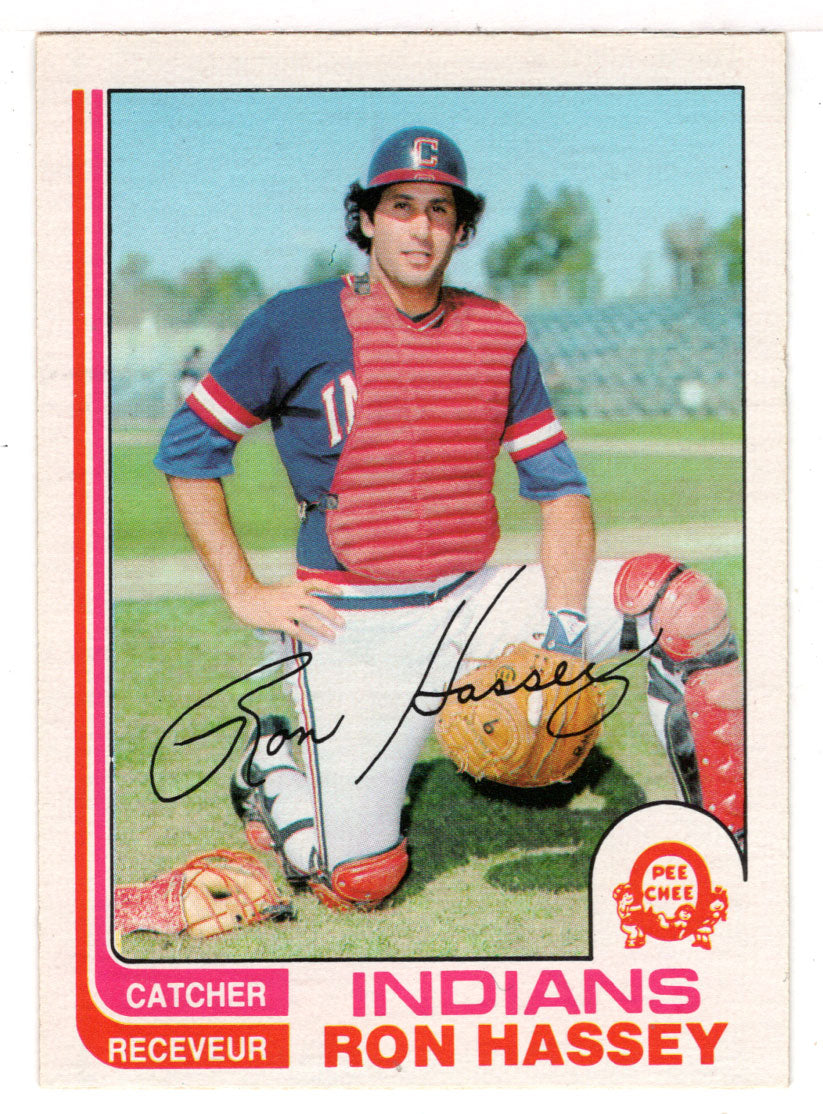 Ron Hassey - Cleveland Indians (MLB Baseball Card) 1982 O-Pee-Chee # 54 NM/MT