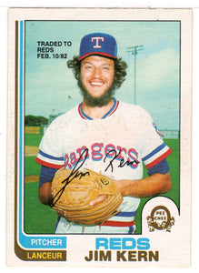 Jim Kern - Cincinnati Reds (MLB Baseball Card) 1982 O-Pee-Chee # 59 NM/MT