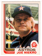 Joe Niekro - Houston Astros (MLB Baseball Card) 1982 O-Pee-Chee # 74 NM/MT