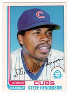 Steve Henderson - Chicago Cubs (MLB Baseball Card) 1982 O-Pee-Chee # 89 NM/MT