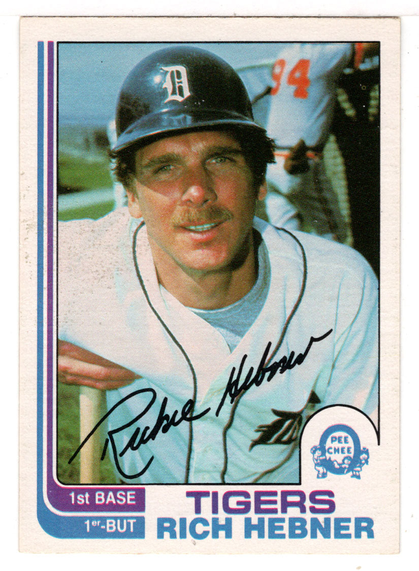 Rich Hebner - Detroit Tigers (MLB Baseball Card) 1982 O-Pee-Chee # 96 NM/MT