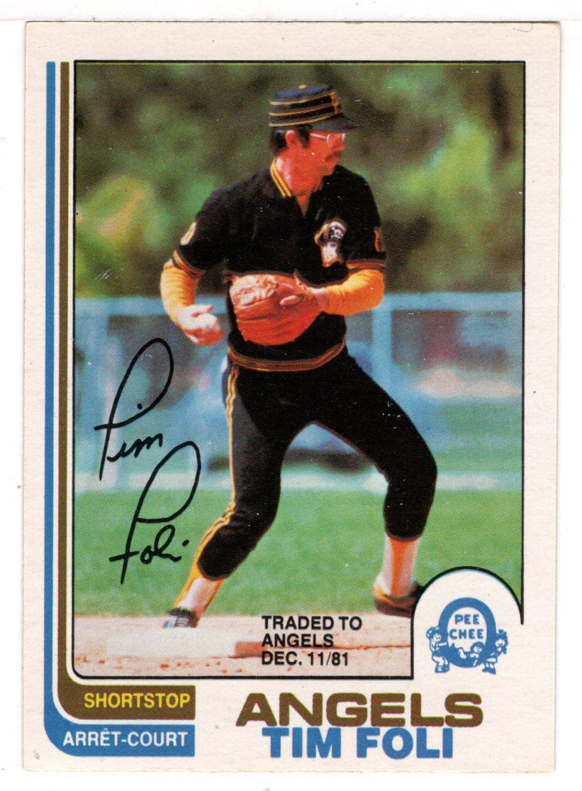 Tim Foli - California Angels (MLB Baseball Card) 1982 O-Pee-Chee # 97 NM/MT