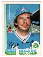 Rick Camp - Atlanta Braves (MLB Baseball Card) 1982 O-Pee-Chee # 138 NM/MT