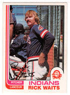 Rick Waits - Cleveland Indians (MLB Baseball Card) 1982 O-Pee-Chee # 142 NM/MT