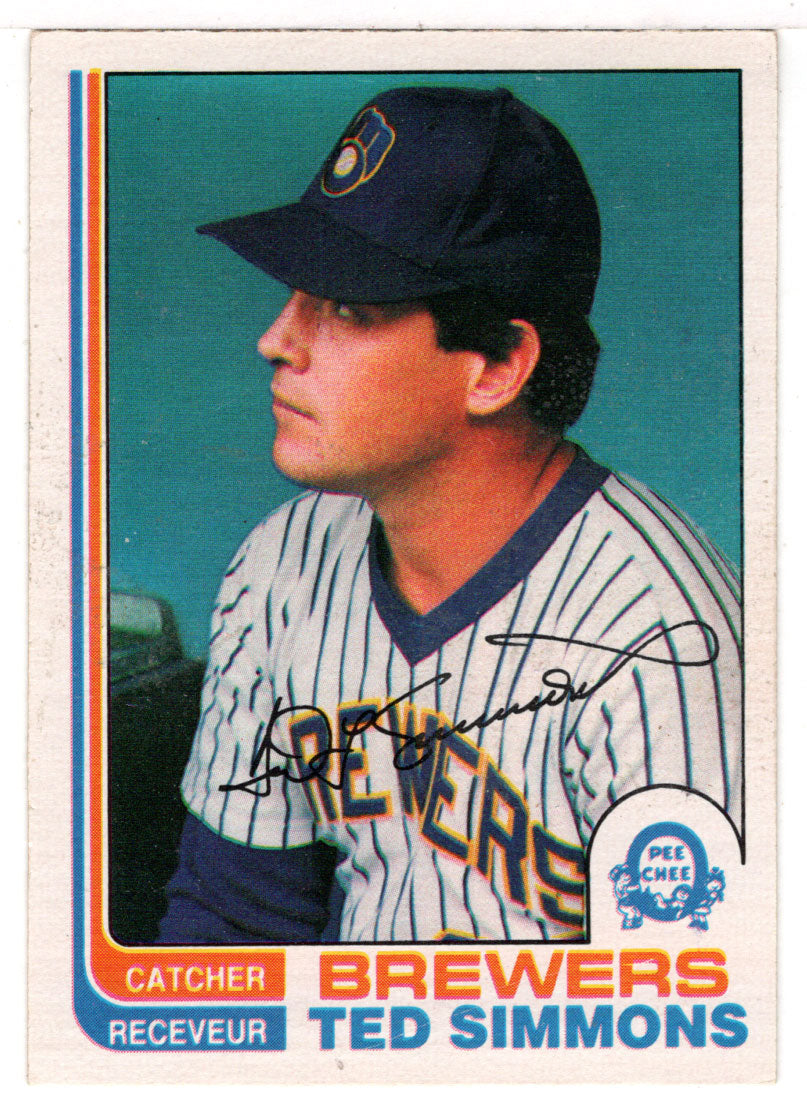 Ted Simmons - Milwaukee Brewers (MLB Baseball Card) 1982 O-Pee-Chee # 150 NM/MT