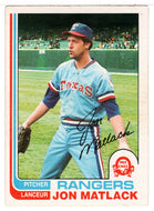 Jon Matlack - Texas Rangers (MLB Baseball Card) 1982 O-Pee-Chee # 239 NM/MT