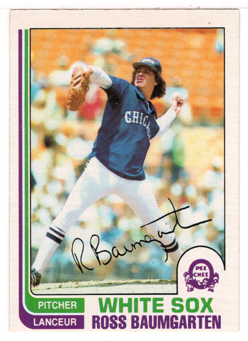 Ross Baumgarten - Chicago White Sox (MLB Baseball Card) 1982 O-Pee-Chee # 322 NM/MT