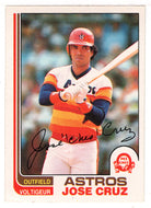 Jose Cruz - Houston Astros (MLB Baseball Card) 1982 O-Pee-Chee # 325 NM/MT