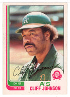 Cliff Johnson - Oakland Athletics (MLB Baseball Card) 1982 O-Pee-Chee # 333 NM/MT