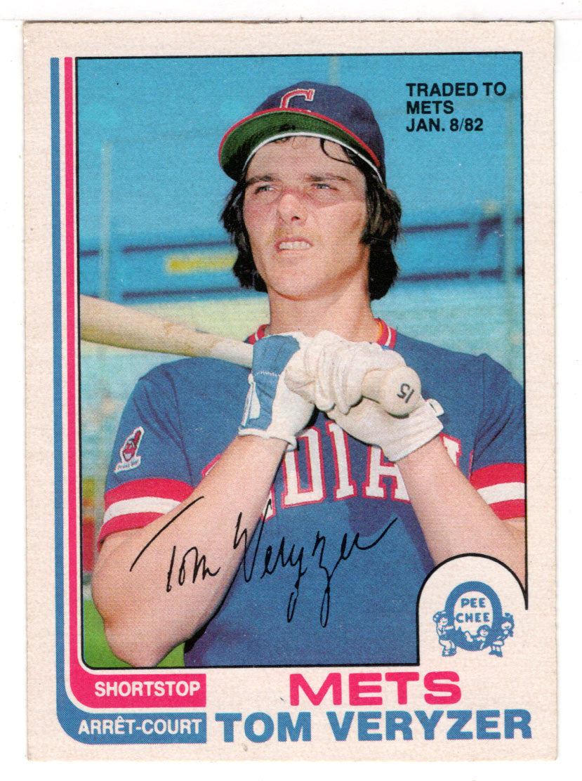 Tom Veryzer - New York Mets (MLB Baseball Card) 1982 O-Pee-Chee # 387 NM/MT