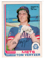 Tom Veryzer - New York Mets (MLB Baseball Card) 1982 O-Pee-Chee # 387 NM/MT