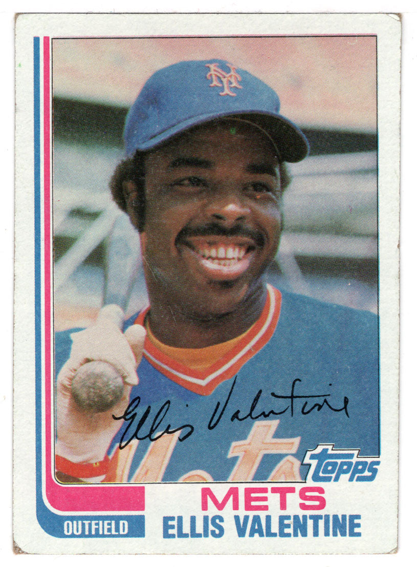 Ellis Valentine - New York Mets (MLB Baseball Card) 1982 Topps # 15 NM –  PictureYourDreams