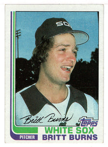 Britt Burns - Chicago White Sox (MLB Baseball Card) 1982 Topps # 44 NM/MT