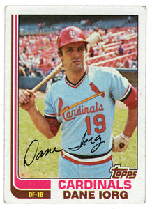 Dane Iorg - St. Louis Cardinals (MLB Baseball Card) 1982 Topps # 86 NM/MT