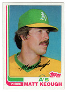 Matt Keough - Oakland Athletics (MLB Baseball Card) 1982 Topps # 87 NM/MT