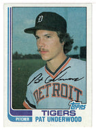 Pat Underwood - Detroit Tigers (MLB Baseball Card) 1982 Topps # 133 NM/MT